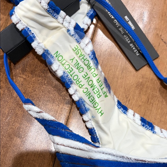 New Triangl VINCA - JOLY BLUE TERRY TOWELLING TRIANGLE BIKINI SET - Picture 7 of 11